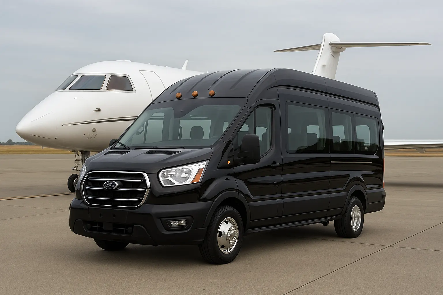 image (7) 1-10 Passenger Brand New Shuttle Van